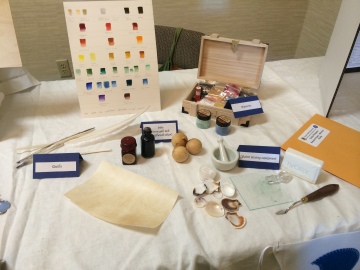 Pigments, ink, and paint-making supplies