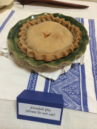 This is the finished pie that I served my judges on Saturday. The one I had for Sunday looked even better, but I didn't get pictures of it.